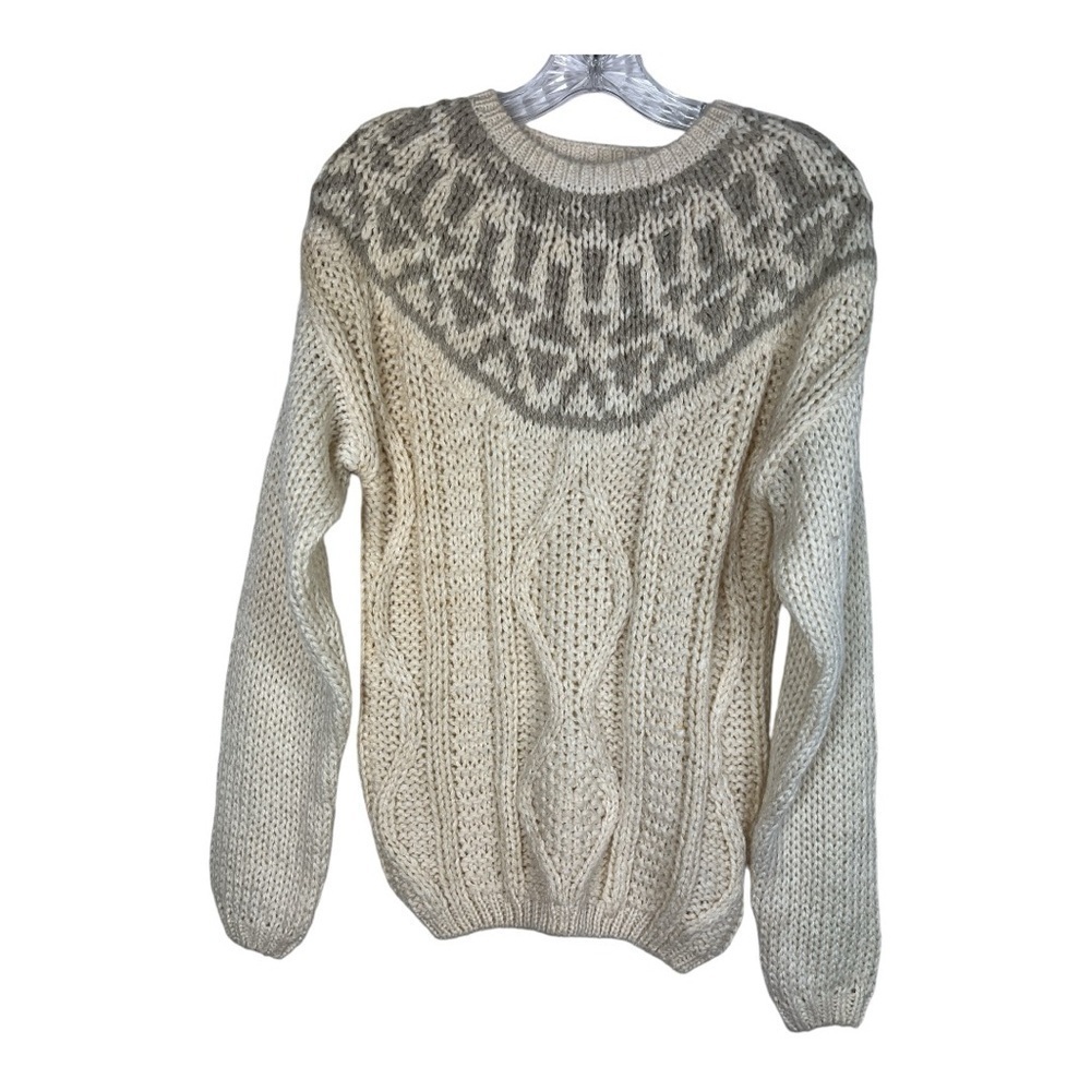 David Benjamin DB Sport Fair Isle Finshermans Knit Vintage Sz S